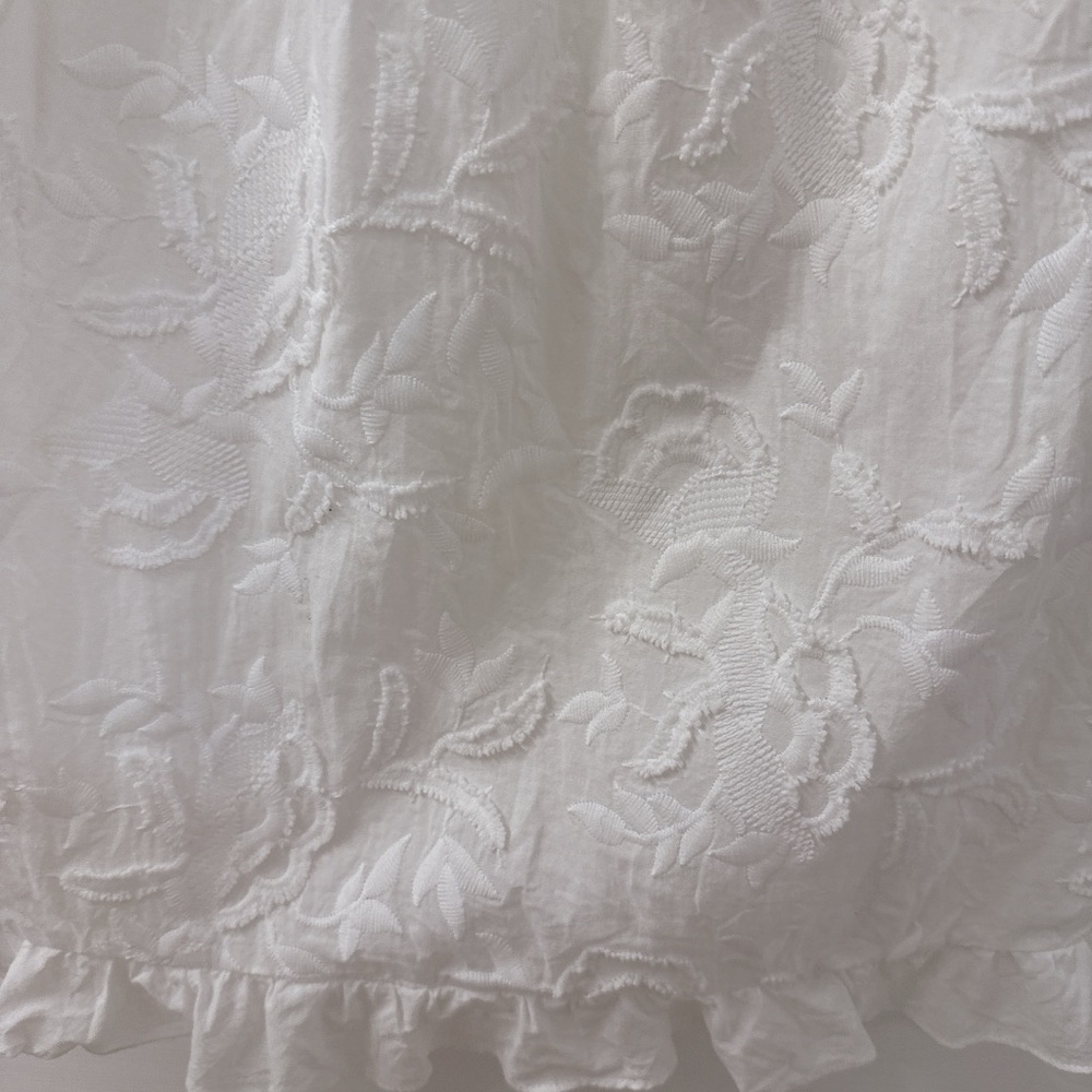 NWT Ted Baker Lorene Embroidered White Halter Dress - Picture 7 of 9